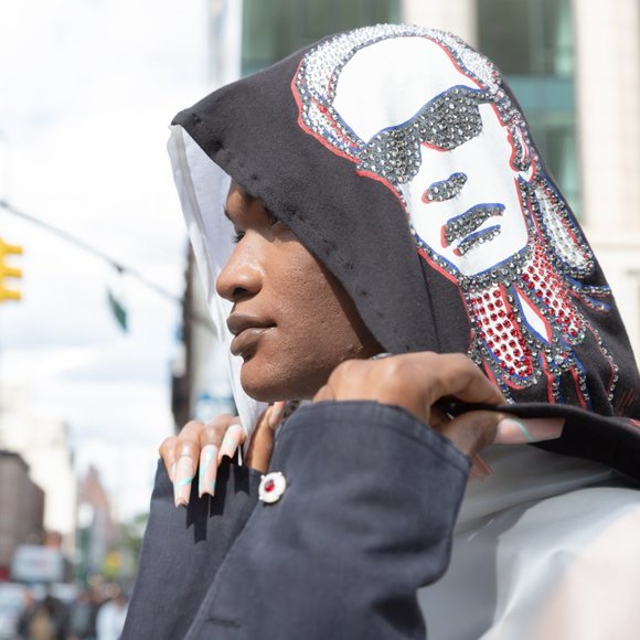 KARL LAGERFELD x H&M - 1 of 1 RHINESTONE HOOD main image 6